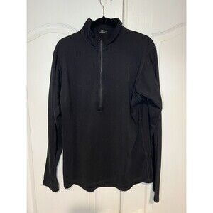 Condor Quarter Zip Shirt Mens XL Black Tactical Thermal Stretch Pullover